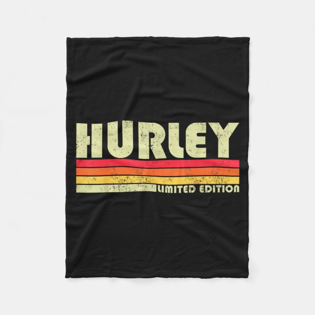 Couverture Polaire Retro Hurley Home State Cool 70s 80s Style Sunset  (Devant)