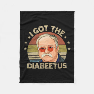 Couverture Polaire Retro J'Ai Obtenu Diabète Drôle Diabète Type 1 2