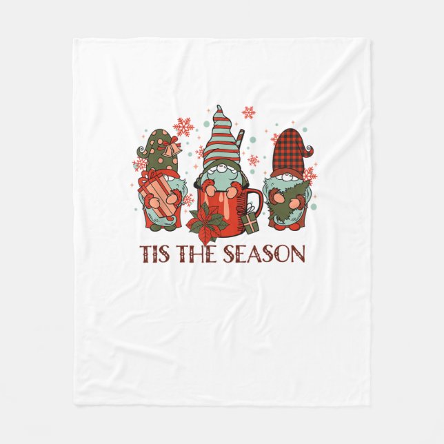 Couverture Polaire Retro Joyeux Noël Chaud Coca Tis Seine Gno (Devant)