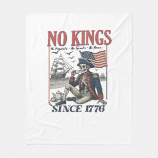 Couverture Polaire Retro No Kings Since 1776 Rejecting Kings Classic