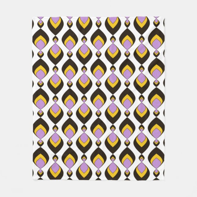 Couverture Polaire Retro, ornement rétro (Devant)