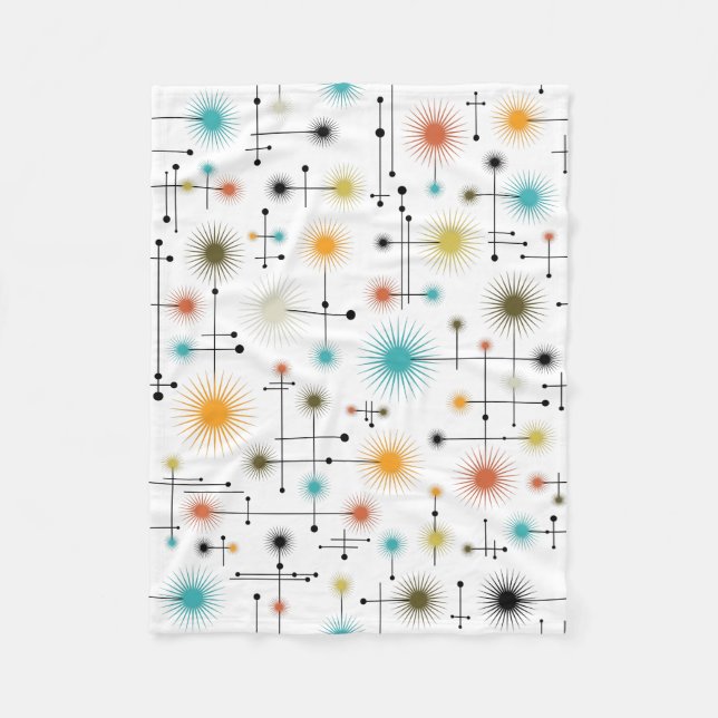 Couverture Polaire Retro Starbursts A Go-Go ! (Devant)