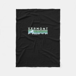 Couverture Polaire Retro Vermont en détresse manches longues Ski