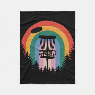 Couverture Polaire Retro Vintage Disc Golf 