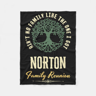 Couverture Polaire Réunion de famille 2025 Design Assorti - Norton