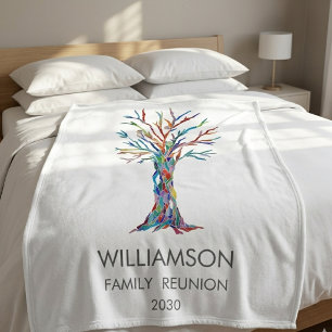 Couverture Polaire Réunion de famille Arbre généalogique de la famill