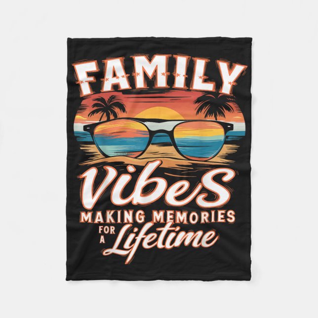 Couverture Polaire Réunion familiale 2025 Vibes familiales Faire des  (Devant)