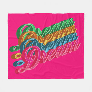 Couverture Polaire Rêve rose