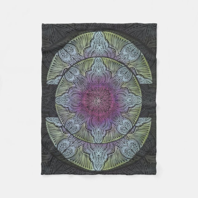 Couverture Polaire Réveil zen, reiki, guérison, chakra (Devant)