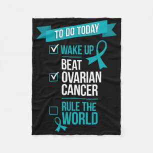 Couverture Polaire Réveillez-vous, battez le cancer de l'ovaire, régl