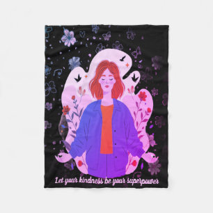 Couverture Polaire Rêves de Papillon - Écharpe Confortable pour Bébé