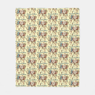 Couverture Polaire Rêves en fleurs