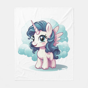 Couverture Polaire 🌈 "Rêves enchantés" Unicorn Fleece Blanket 🦄