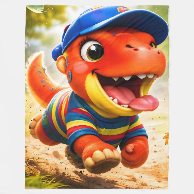 Couverture Polaire Rex, le grand aventure de jeu de dinosaure premium (Devant)