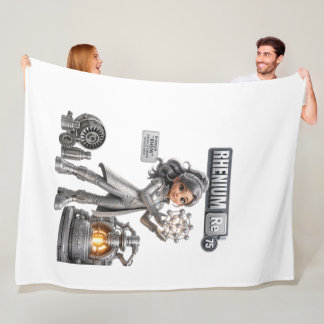 Couverture Polaire Rhenium personnage de la marque ATOMIVRA™