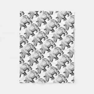 Couverture Polaire Rhinocéros