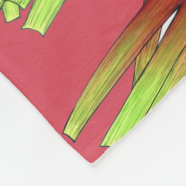 Couverture Polaire Rhubarb culinaire Stalks Légumes Jardin Alimentati (Coin)