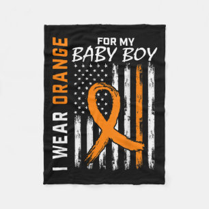 Couverture Polaire Ribbon Baby Boy Leukemia Mois de sensibilisation G