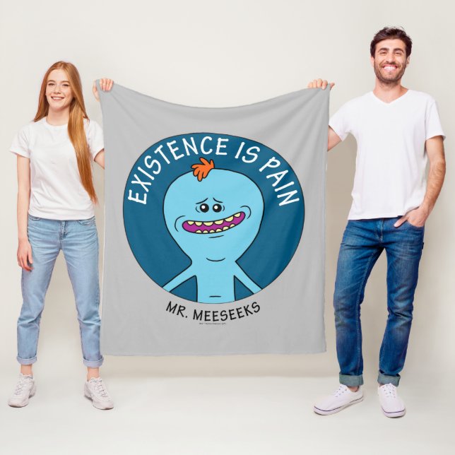 Couverture Polaire RICK ET MORTY™ | L'Existence Est Une Douleur (En situation)