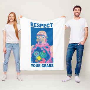 Couverture Polaire RICK ET MORTY™ Respectez vos engrenages
