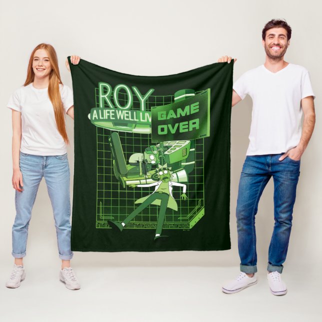 Couverture Polaire RICK ET MORTY™ | Roy Une Vie Bien Vécue (En situation)