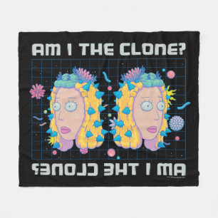 Couverture Polaire RICK ET MORTY™ Suis-Je Le Clone ?