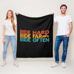 Couverture Polaire Ride Dur Ride Far Ride Souvent Motorcycle Rider
