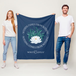 Couverture Polaire Rien Ne Vient De Rien - Le Lotus Blanc