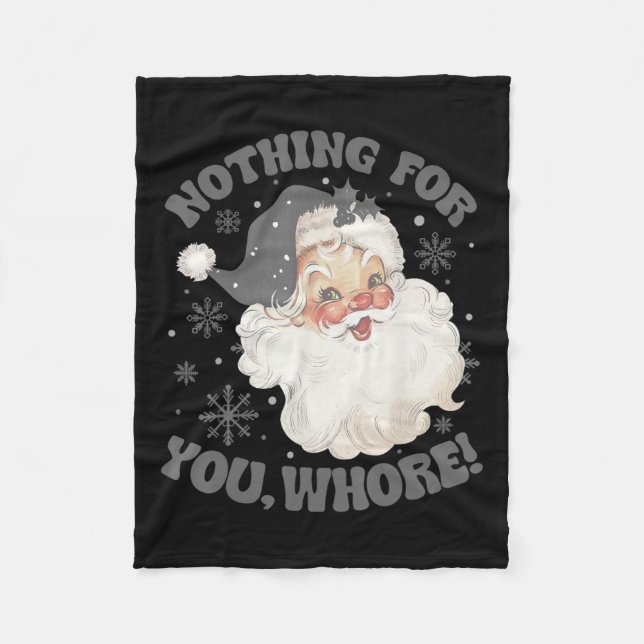 Couverture Polaire Rien Pour Vous Amuser Père Noël Noël 2 (Devant)