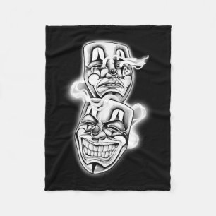Couverture Polaire Rire Maintenant Pleurer Plus Tard Chicano Tattoo F