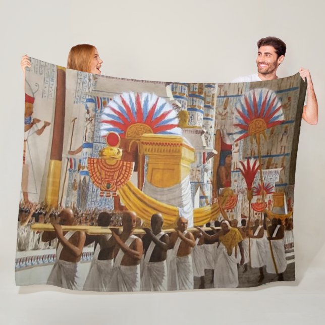 COUVERTURE POLAIRE RITUEL ÉGYPTIEN (En situation)