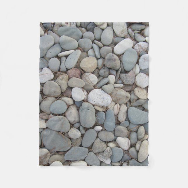 Couverture Polaire River Stones Automne Motifs (Devant)