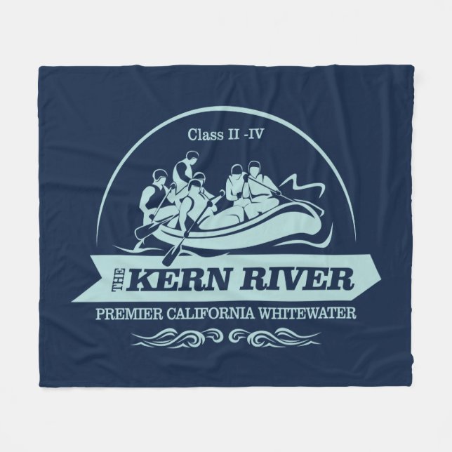 Couverture Polaire Rivière Kern (rafting 2) (Devant (Horizontal))