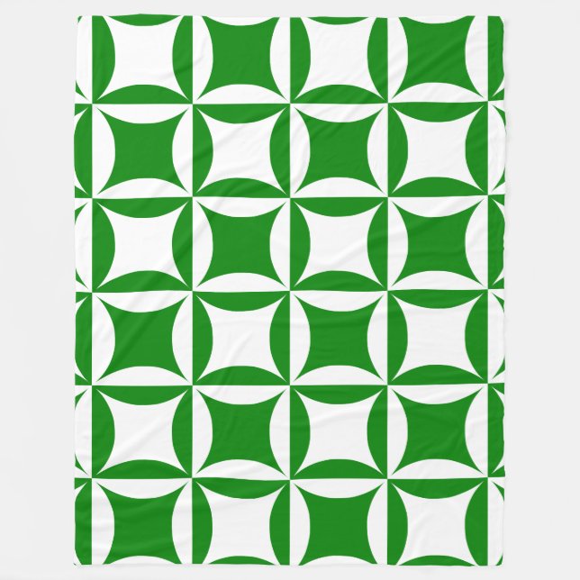 Couverture Polaire Roboter Peter pour payer Motif vert Pual (Devant)