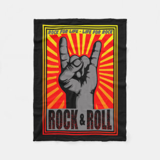 Couverture Polaire Rock & Roll