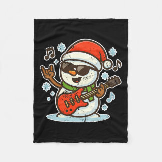 Couverture Polaire Rock Snowman With Guitar Premium Tri-blend 