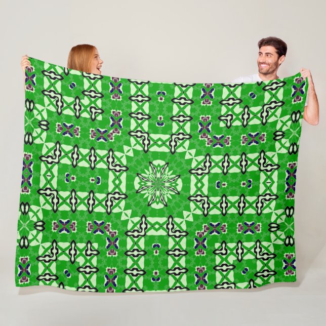 Couverture Polaire Rockabilly Royal Goblin Satin Foulard (En situation)