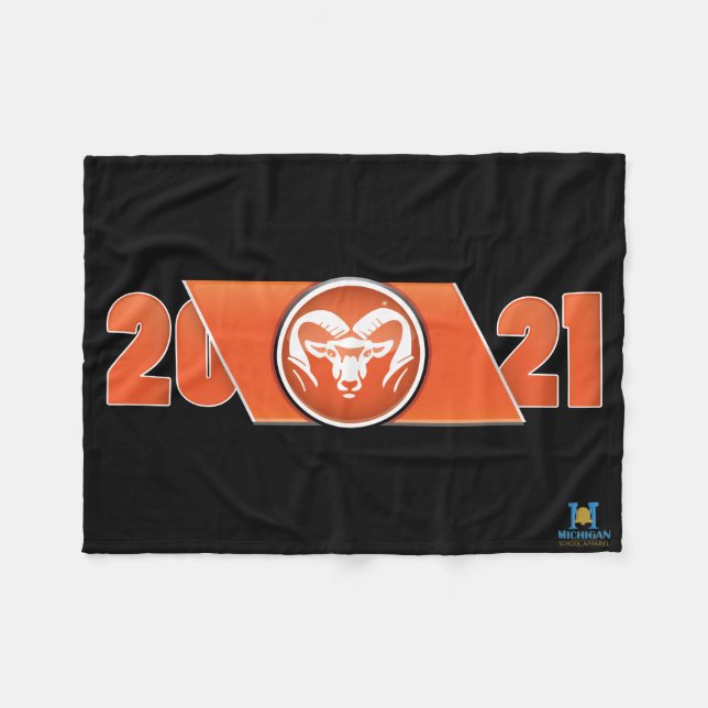 Couverture Polaire Rockford Rams #5 (Devant (Horizontal))