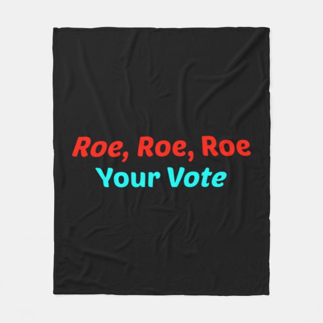 Couverture Polaire Roe Roe Roe Votre Vote (Devant)
