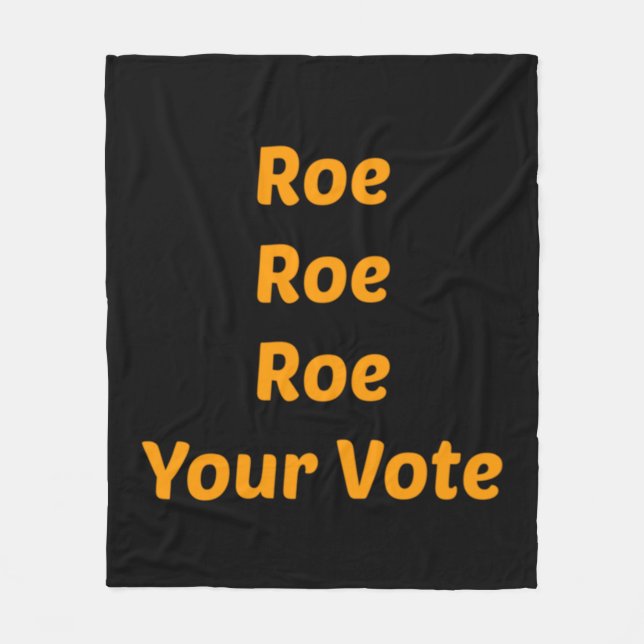 Couverture Polaire Roe Roe Roe Votre Vote (Devant)