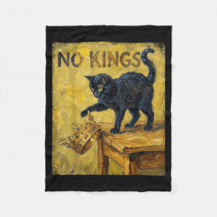 Couverture Polaire Rois Chats Fleurs Drôles Van Gogh Chat Noir