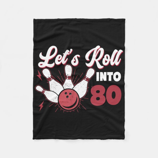 Couverture Polaire Rolling In 80 Bowling 80e anniversaire 1 (Devant)