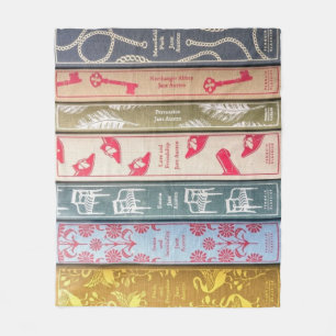 Couverture Polaire Roman de Jane Austen Throw Blanket