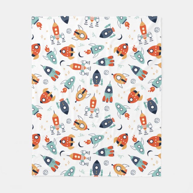 Couverture Polaire Roquettes (Devant)