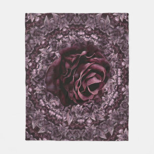 Couverture Polaire Rosace Mandala 