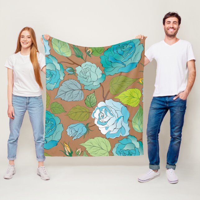 Couverture Polaire Rose 25 (En situation)