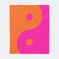 Rose Chaud Et Orange Yin Yang
