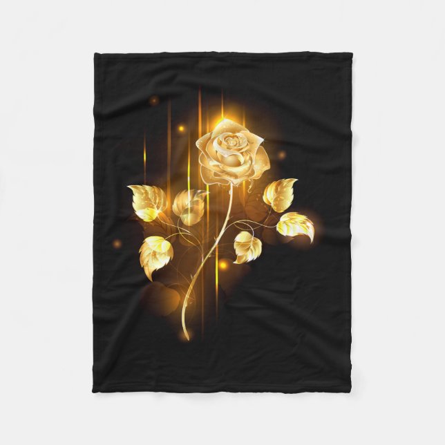 Couverture Polaire Rose d'or ( rose dorée ) (Devant)