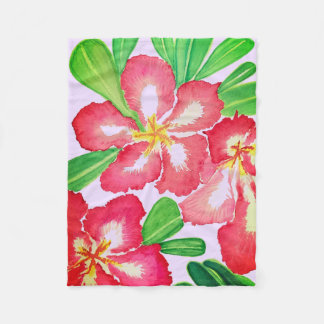 Couverture Polaire Rose du désert