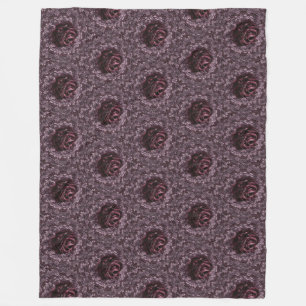 Couverture Polaire Rose Mandala